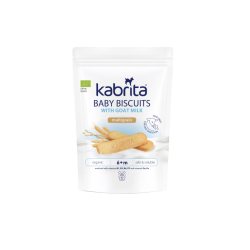 Kabrita daudzgraudu bērnu cepumi uz kazas piena bāzes bērniem no 6 mēnešu vecuma, 115 g